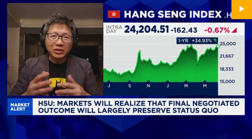 CNBC: China Market Rally and Hang Seng Bull Run Are Supported by Fundamentals and Sentiment: CIO