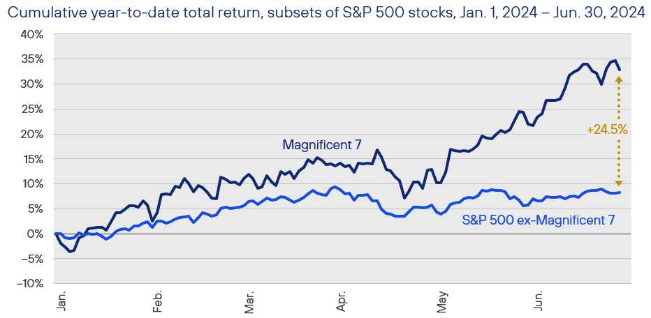 Figure 3 Stocks in Magnificent 7