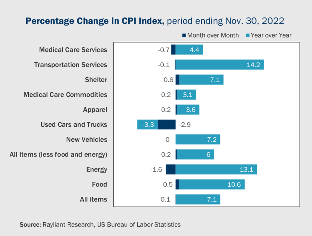 Figure 1 Percentage Change in CPI Index